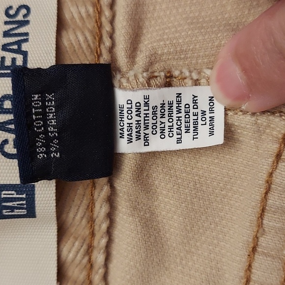 GAP JEANS Beige Corduroy Mini Skirt sz 6 - Picture 7 of 7
